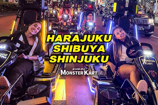 Tokyo Shibuya Go-Kart Experience! Monster-Kart　※IDP Required - Your Ride Vehicle: What Electric Karts Mean Here